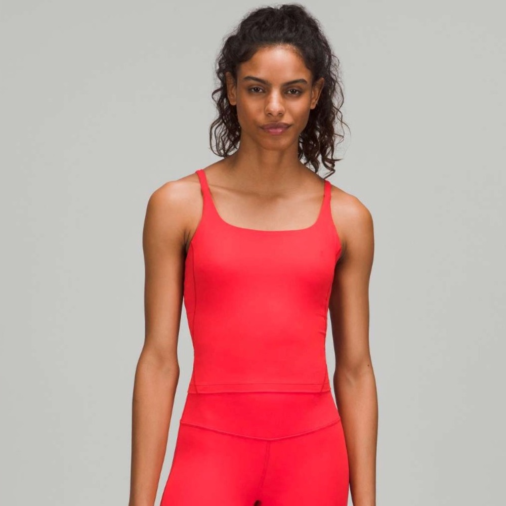 Lululemon Strappy Nulu Shelf Tank Top
